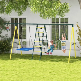 Outdoor Swing (Option: Yellow and green)