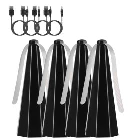4Pack Fly Table Fans Battery USB Powered Bug Fans Food Fans Fly Table Spinners Traps With Hook For Party BBQ Picnic (Option: 4Pcs)